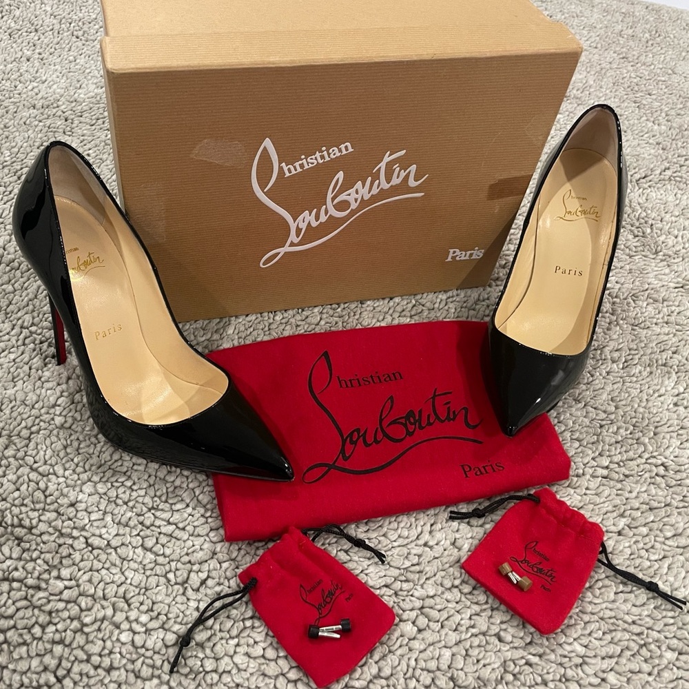 Christian Louboutin, So Kate 120, Sz 38 with box, dust bag and heel accessory